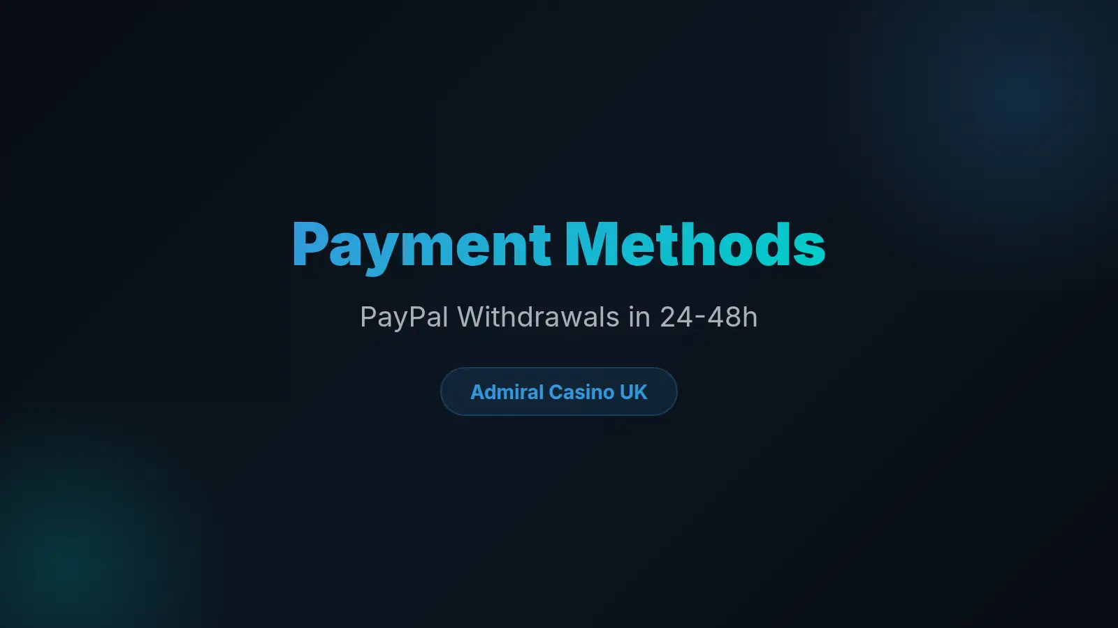 Admiral Casino Payments