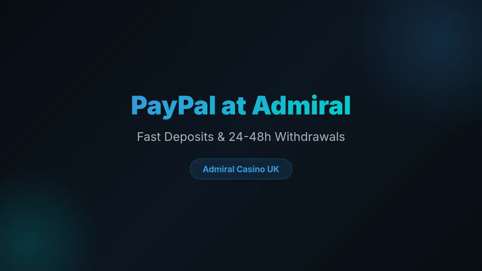 Admiral Casino PayPal
